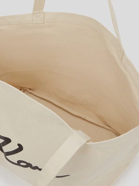Karl Lagerfeld torebka bawełniana K/SIGNATURE kolor beżowy A3W50108