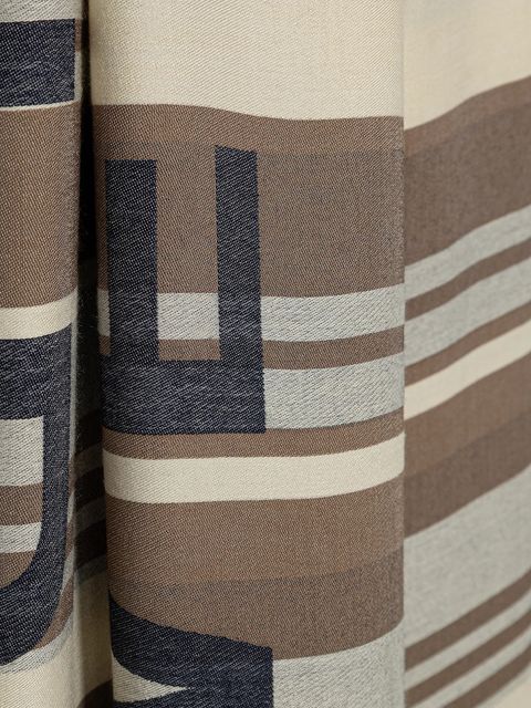 Weekend Max Mara szal AGALLO damski kolor beżowy wzorzysty 2615541084600