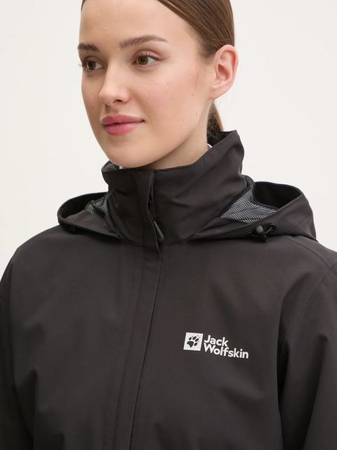 Jack Wolfskin kurtka outdoorowa Trailtime 2L kolor czarny A63902