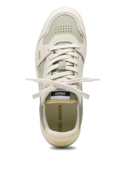 Axel Arigato perforated panelled leather low-top sneakers - Neutrals
