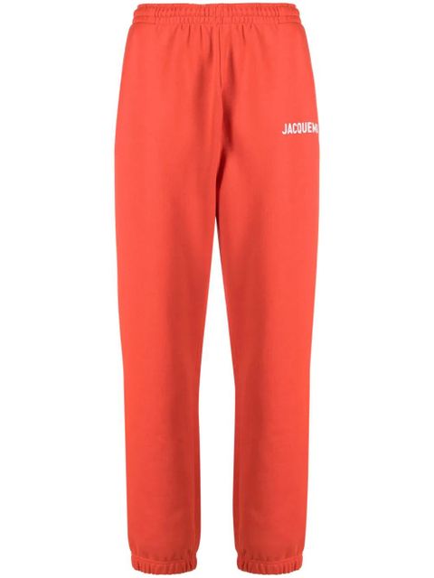 Jacquemus Le Jogging organic-cotton track pants - Red