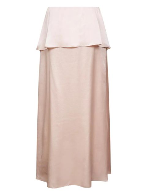Chloé layered midi skirt - Pink