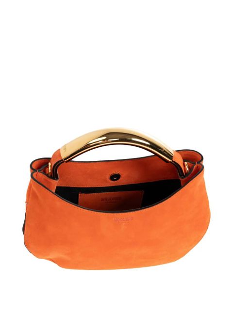 Moschino small Handle Me tote bag - Orange