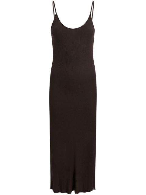 KHAITE Leesal midi dress - Brown - zdjęcie produktu nr 1