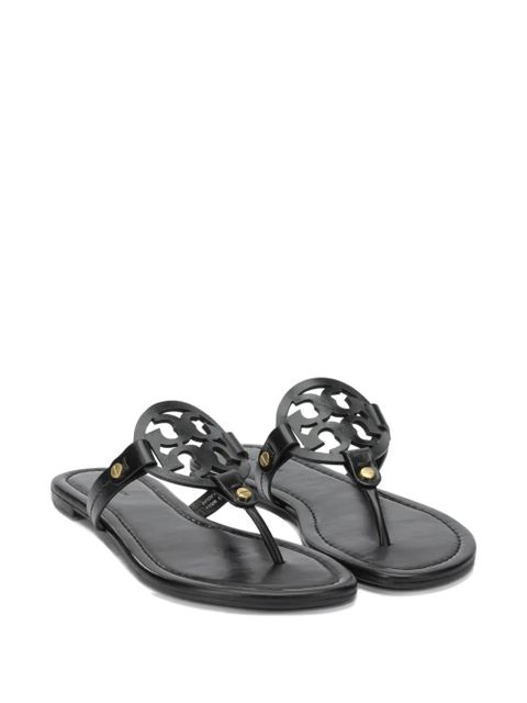 Tory Burch Miller cutout leather sandals - Black - zdjęcie produktu nr 2