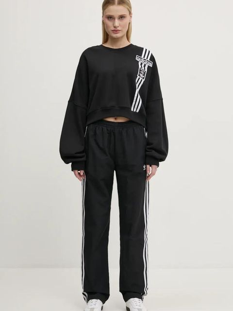 adidas Originals spodnie dresowe Woven Track Pant kolor czarny wzorzyste JD5335