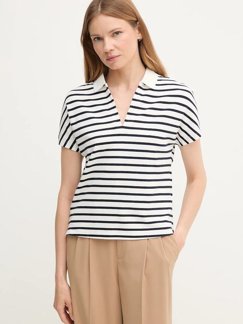 Tommy Hilfiger polo damski kolor biały WW0WW46512