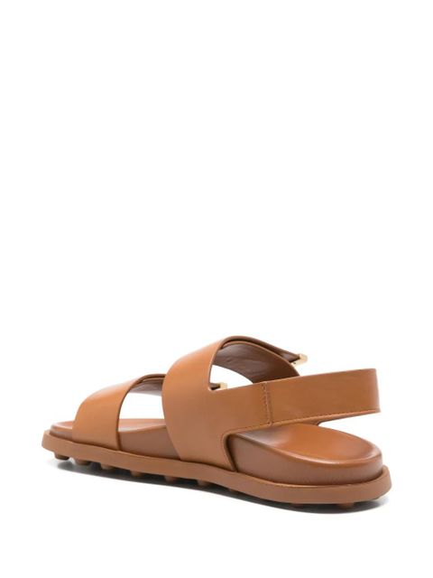 Tod's leather sandals - Brown