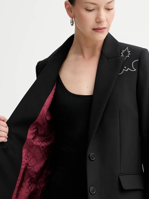 ZADIG&VOLTAIRE marynarka kolor czarny WWBL01947