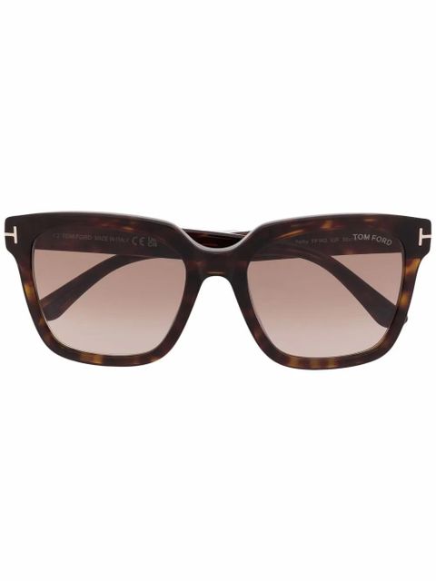 TOM FORD Eyewear tortoiseshell-frame sunglasses - Brown - zdjęcie produktu nr 1