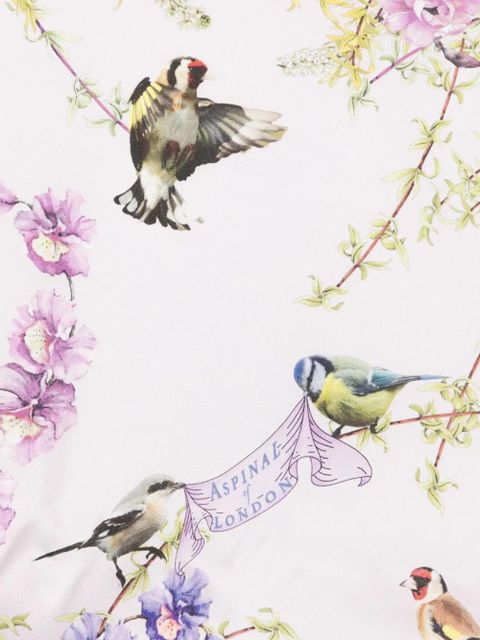 Aspinal Of London Edwardian Garden scarf - Blue - zdjęcie produktu nr 2