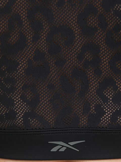 Reebok top treningowy kolor czarny 100214344