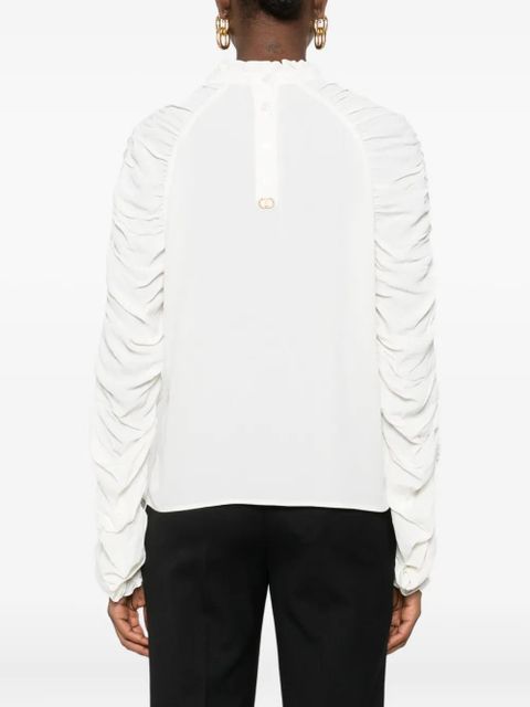 TWINSET puffed-sleeve blouse - White