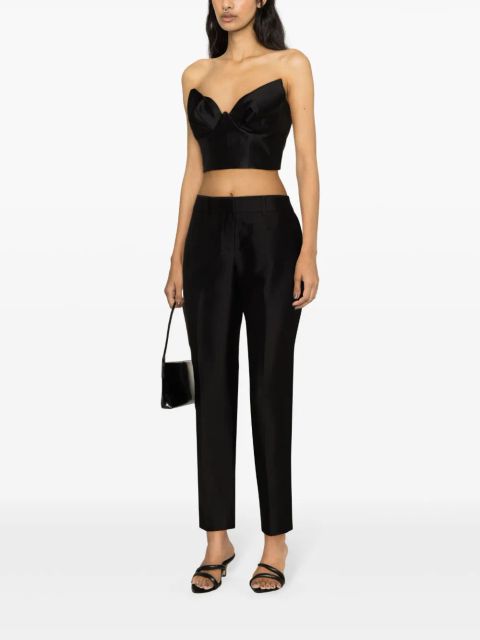 ZIMMERMANN Matchmaker low-rise tuxedo trousers - Black