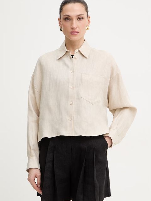 Weekend Max Mara koszula lniana CAPO - zdjęcie produktu nr 1