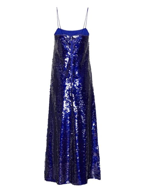 ROTATE BIRGER CHRISTENSEN embellishment maxi dress - Blue