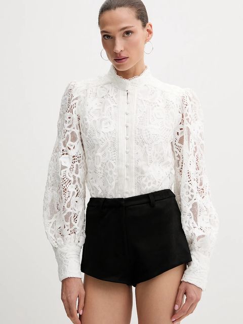 Bardot bluzka damska kolor biały wzorzysta 59730TB3 - zdjęcie produktu nr 1