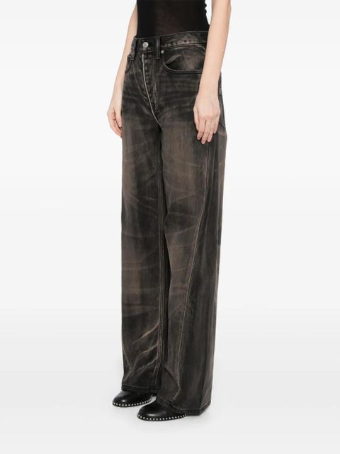 Alexander Wang mid-rise straight-leg jeans - Brown - zdjęcie produktu nr 2