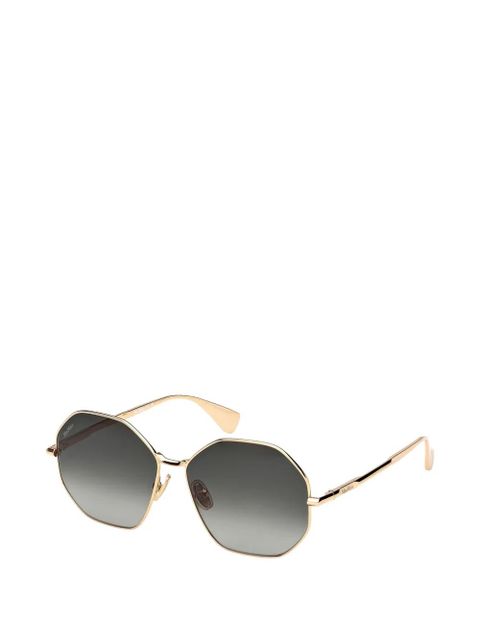 Max Mara Eyewear round-shape sunglasses - Gold - zdjęcie produktu nr 2