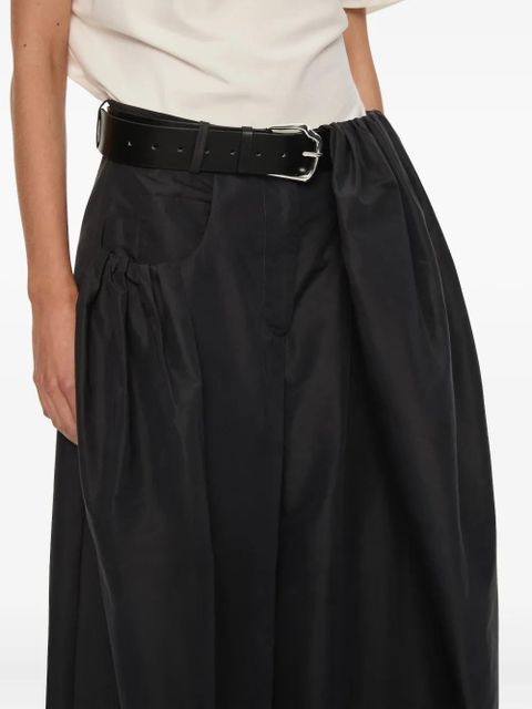 Christopher Esber cocoon belted taffeta trousers - Grey