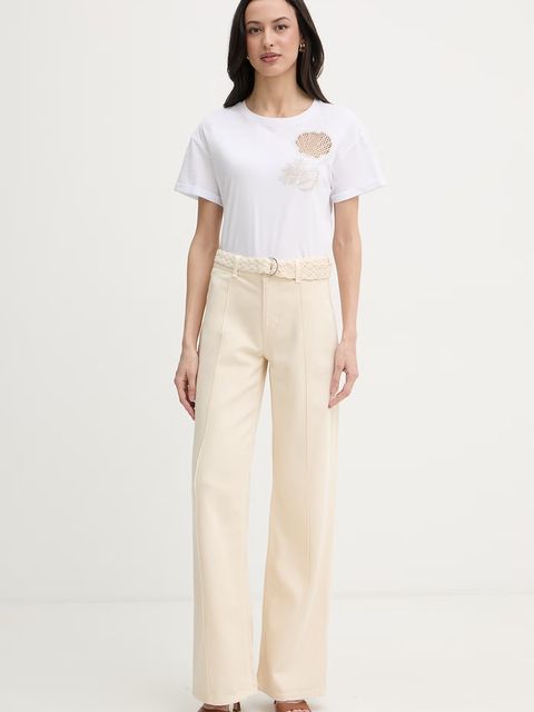 Liu Jo t-shirt damski bawełniany - zdjęcie produktu nr 1