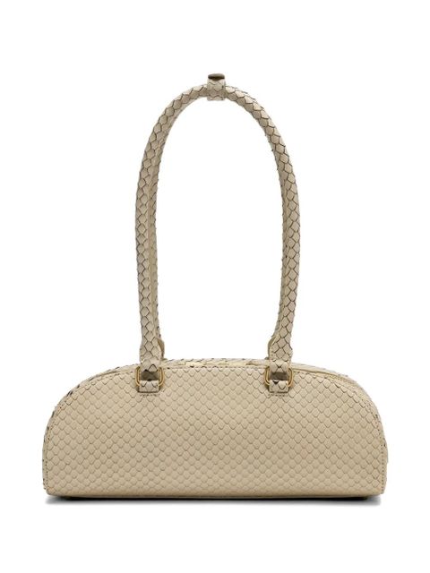 Diesel Dome embossed-logo shoulder bag - Neutrals
