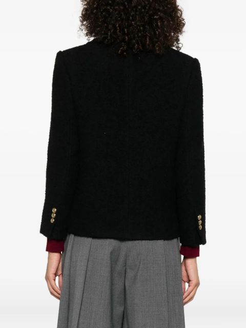 SANDRO tweed jacket - Black