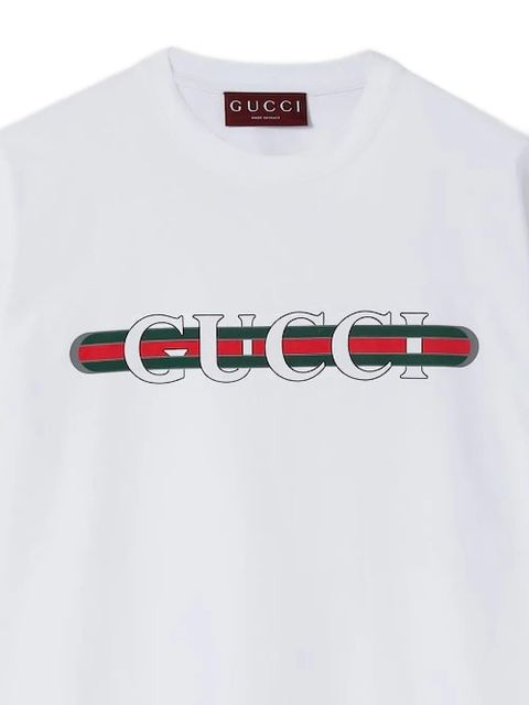 Gucci logo-print T-shirt - White - zdjęcie produktu nr 2
