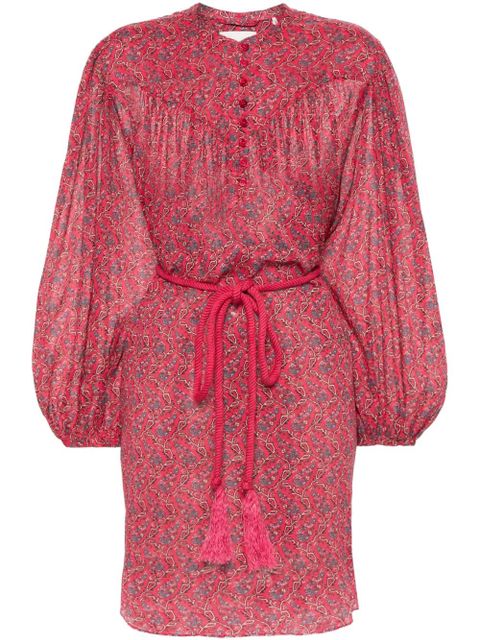 MARANT ÉTOILE Kildi floral-print dress - Red