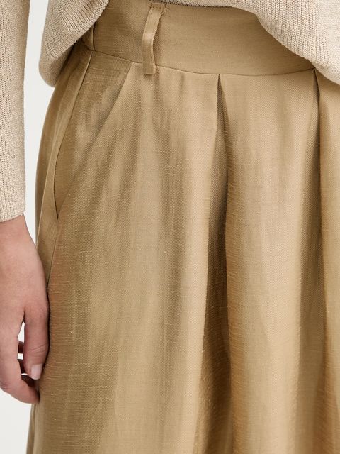 La Petite Française spódnica z domieszką lnu JOSEPHINE