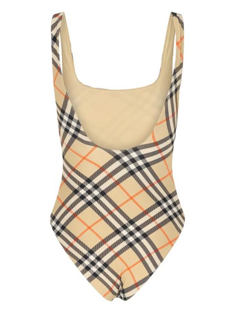 Burberry check swimsuit - Neutrals - zdjęcie produktu nr 2