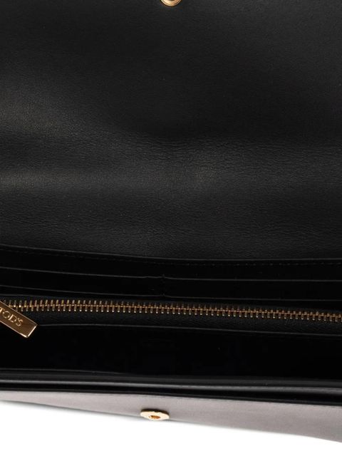 Tod's engraved-logo leather wallet - Black