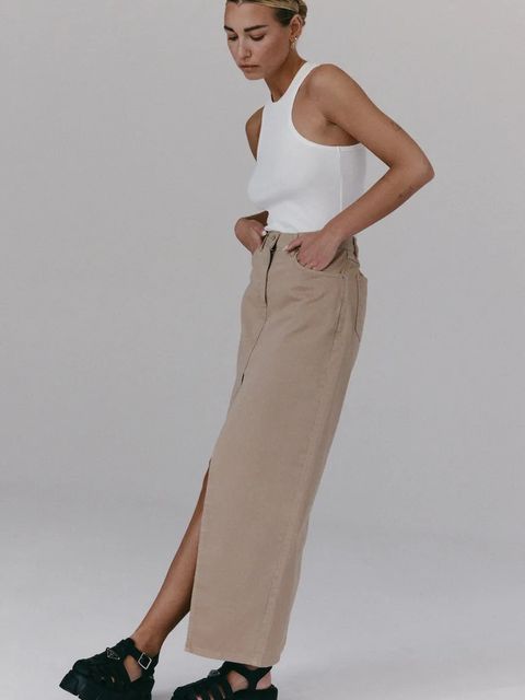 MUUV. spódnica jeansowa NANTES