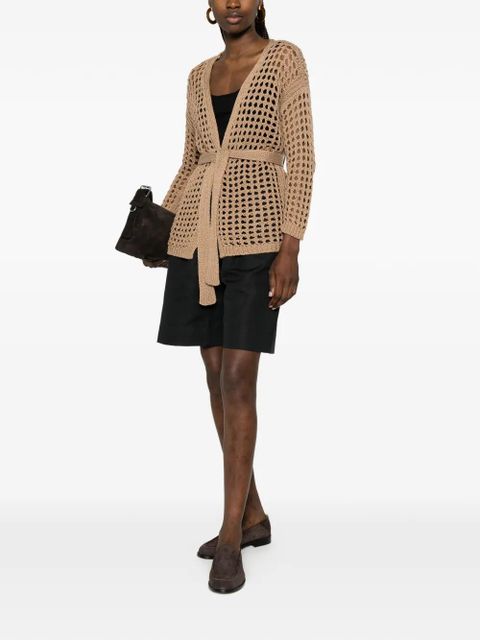 Max Mara Mxpgelo long-sleeve cardigan - Neutrals - zdjęcie produktu nr 2