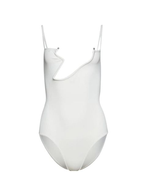 Christopher Esber Odessa Arced knitted bodysuit - White - zdjęcie produktu nr 1