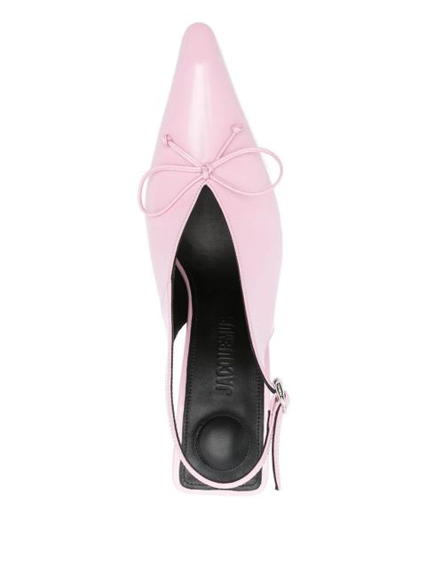 Jacquemus 110mm Les Slingbacks Cubisto pumps - Pink