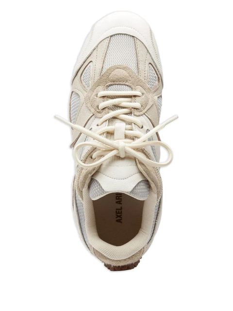 Axel Arigato Slow leather mesh-panel sneakers - White