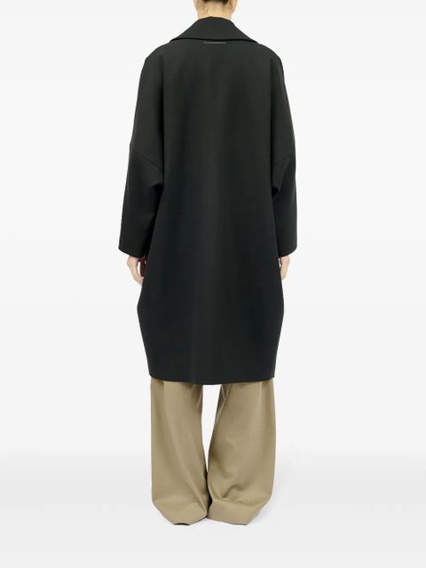 MM6 Maison Margiela single-breasted wool jacket - Black