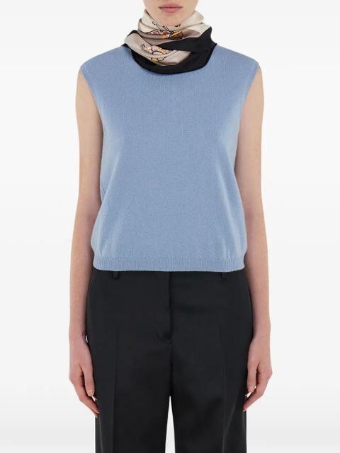 Ferragamo Genio-print silk scarf - Neutrals