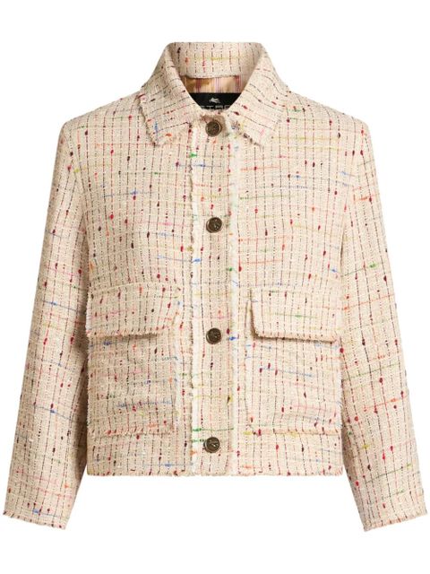 ETRO bouclé tweed jacket - Neutrals - zdjęcie produktu nr 1