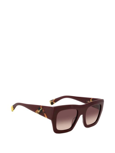 MISSONI EYEWEAR square-frame sunglasses - Brown