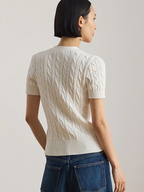 Lauren Ralph Lauren sweter rozpinany damski bawełniany - zdjęcie produktu nr 1