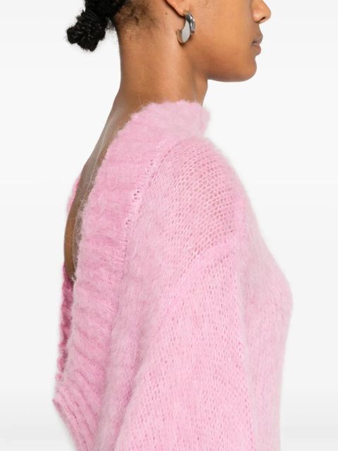 MM6 Maison Margiela knitted midi dress - Pink