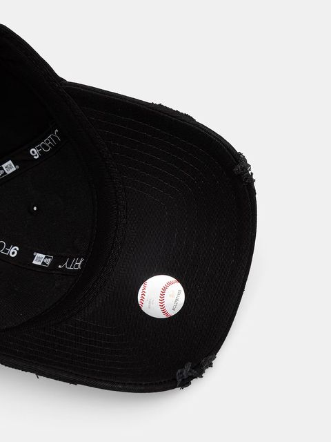 New Era czapka z daszkiem bawełniana WASH DISTRESS 9FORTY®