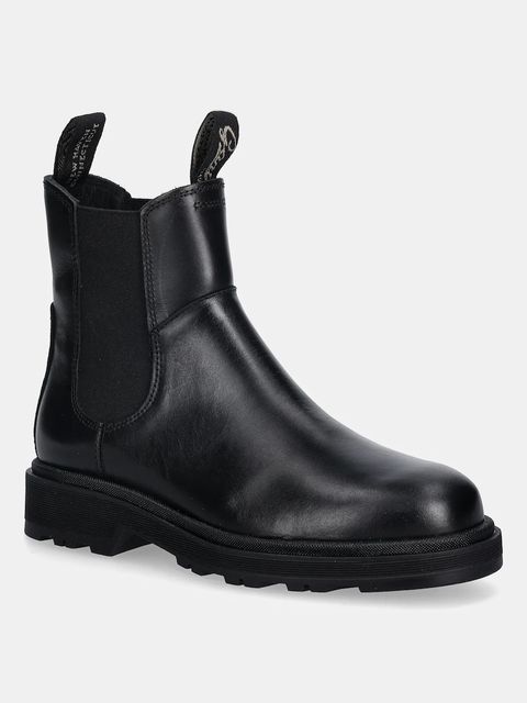 Gant sztyblety skórzane Wootlynne damskie kolor czarny na płaskim obcasie 31551081 - zdjęcie produktu nr 1