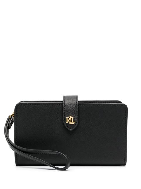 Lauren Ralph Lauren Tech leather wristlet wallet - Black - zdjęcie produktu nr 1