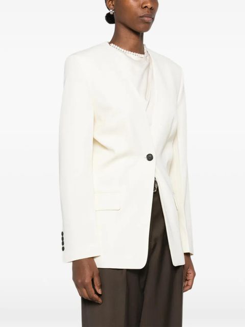 TOTEME Slouch buttoned blazer - Neutrals