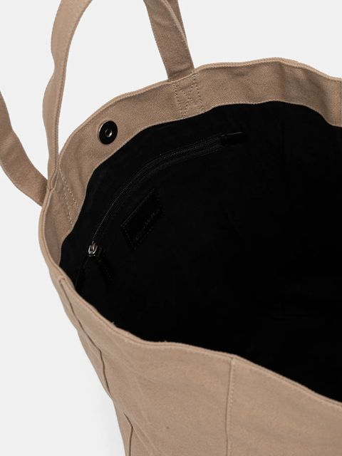 Karl Lagerfeld Jeans torba bawełniana kolor beżowy B1W50001