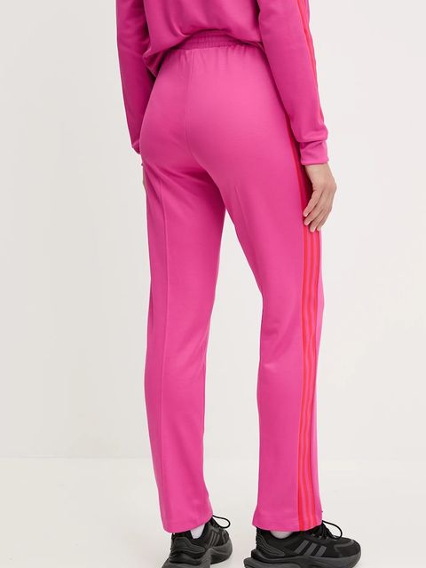 adidas Originals spodnie dresowe GRFX Trackpants damskie kolor różowy wzorzyste JW6060