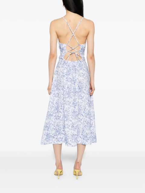 Reformation Yuliy linen dress - Blue